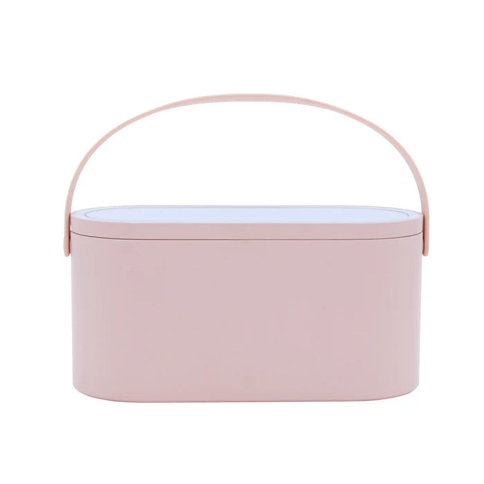 Kiessy| Make up Storage Case with LED Mirror