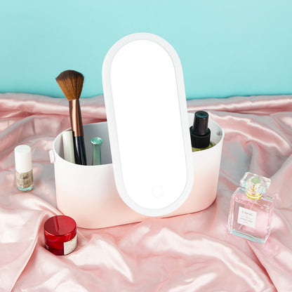 Kiessy| Make up Storage Case with LED Mirror